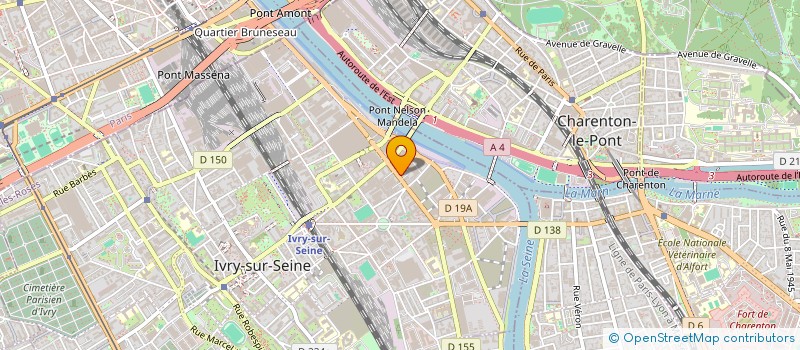 localisation de l'entreprise MONSIEUR PIERRE CHEVALLIER  IVRY-SUR-SEINE