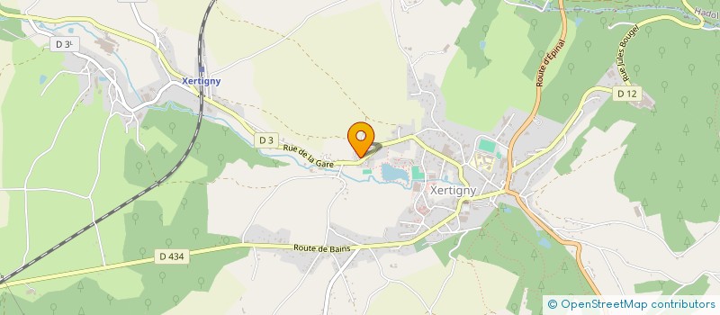 localisation de l'entreprise MONSIEUR PIERRE CHEVALLIER  XERTIGNY
