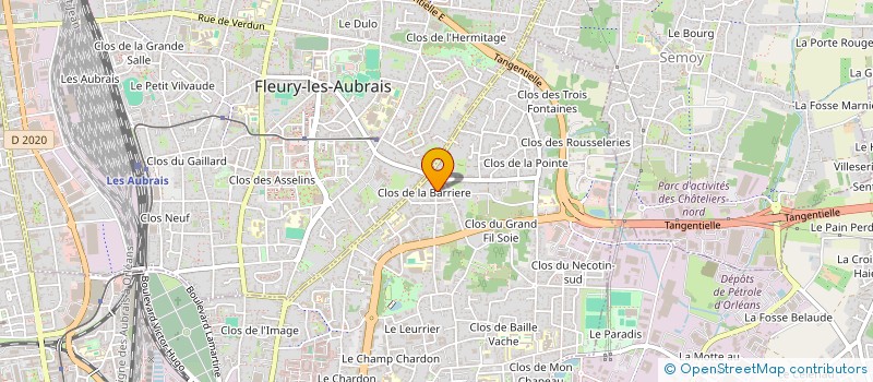 localisation de l'entreprise MONSIEUR PIERRE CHEVALLIER à ORLEANS