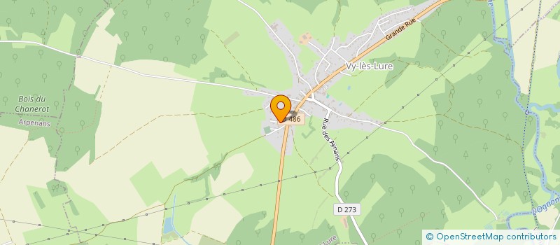 localisation de l'entreprise MONSIEUR PIERRE CHEVILLARD  VY-LES-LURE