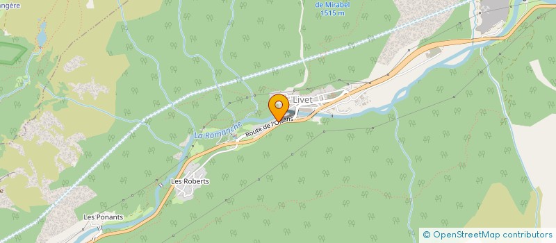 localisation de l'entreprise MONSIEUR PIERRE CHINELLATO  LIVET-ET-GAVET