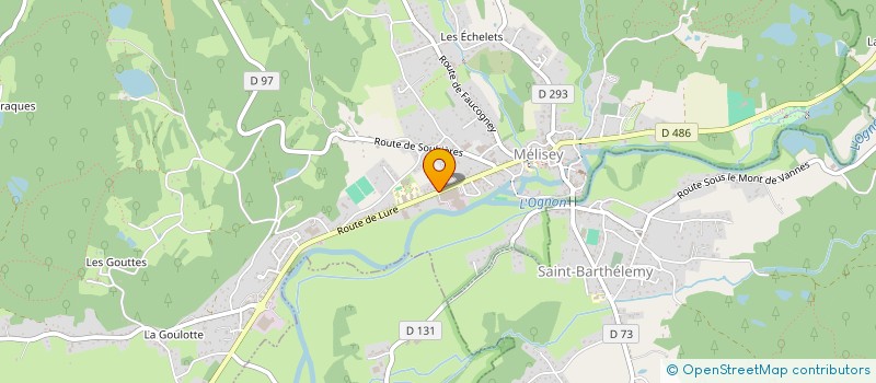 localisation de l'entreprise MONSIEUR PIERRE CHIPEAUX  MELISEY