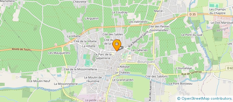 localisation de l'entreprise MONSIEUR PIERRE CHOLLET à BOURGUEIL