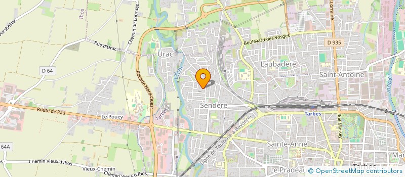 localisation de l'entreprise MONSIEUR PIERRE CHOLLET  TARBES