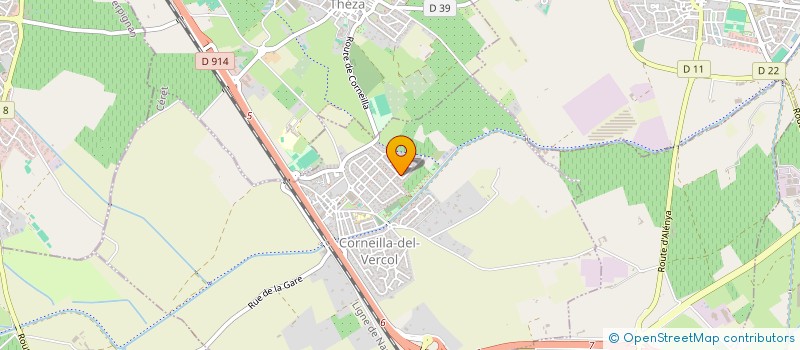 localisation de l'entreprise MONSIEUR PIERRE CHOQUET  CORNEILLA-DEL-VERCOL