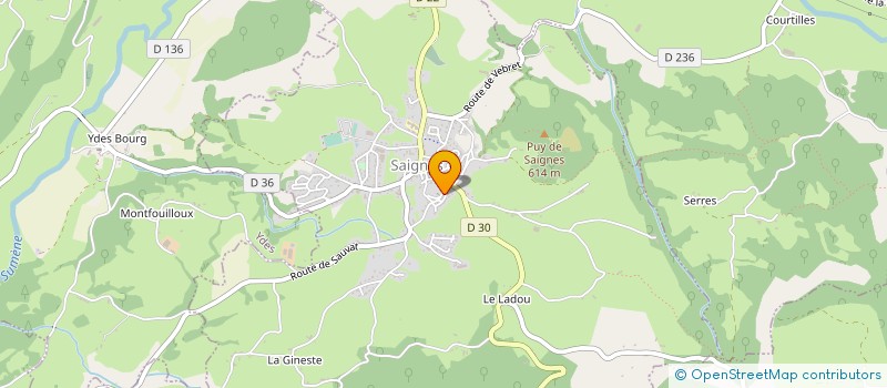 localisation de l'entreprise MONSIEUR PIERRE CHRISTAUFOUR à SAIGNES