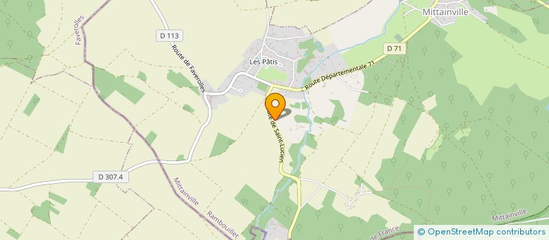 localisation de l'entreprise MONSIEUR PIERRE CHUDANT  MITTAINVILLE