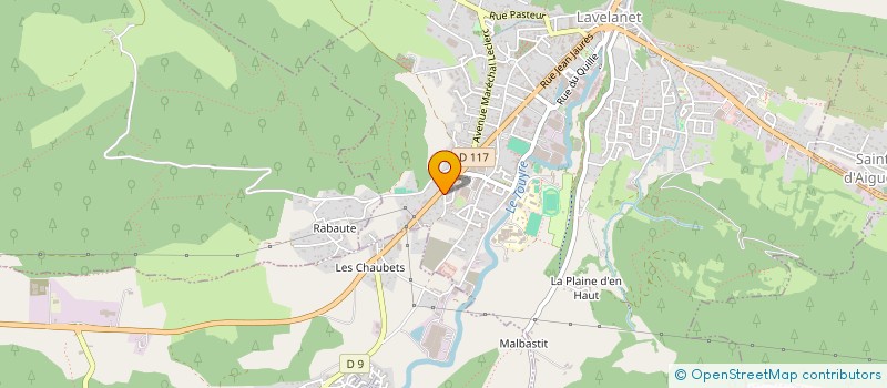 localisation de l'entreprise MONSIEUR PIERRE CHUST à LAVELANET