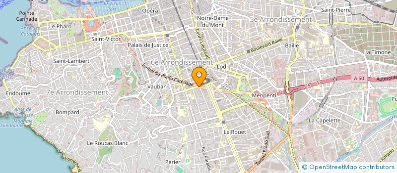 localisation de l'entreprise MONSIEUR PIERRE CHUTTOO à MARSEILLE