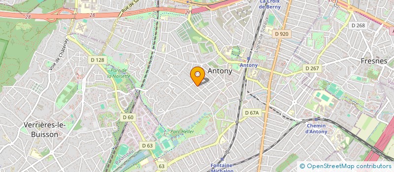 localisation de l'entreprise MONSIEUR PIERRE CHUZEL à ANTONY