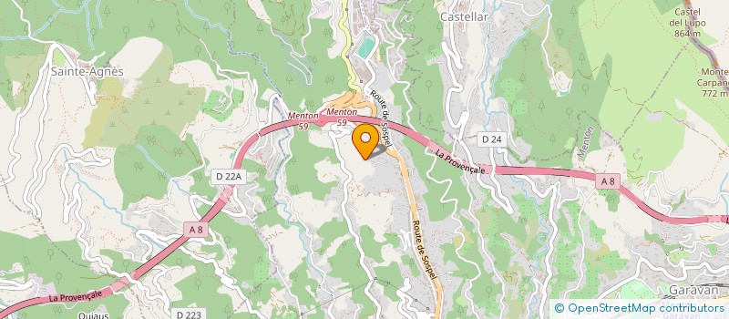 localisation de l'entreprise MONSIEUR PIERRE CIABAUD  MENTON