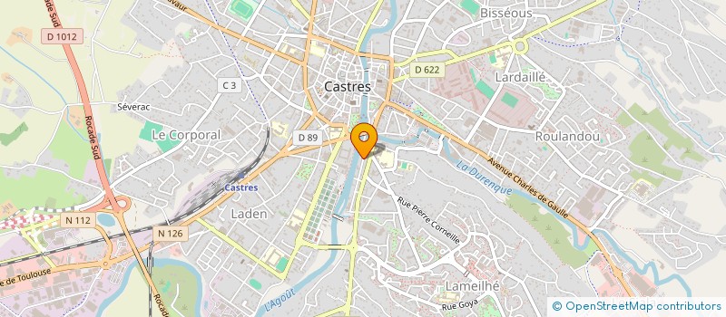 localisation de l'entreprise MONSIEUR PIERRE CLANET  CASTRES