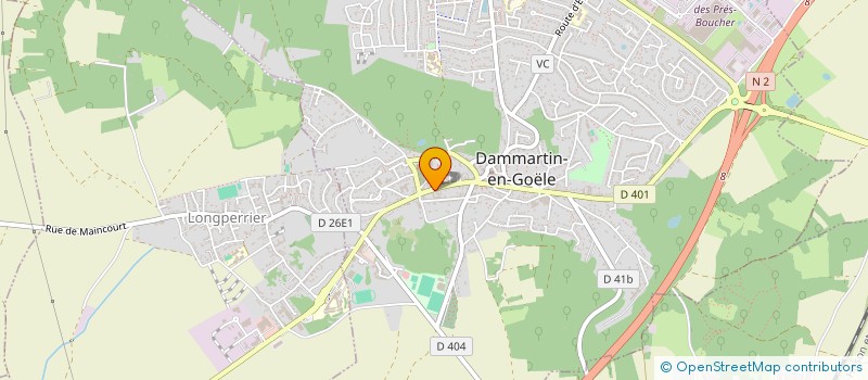 localisation de l'entreprise MONSIEUR PIERRE CLARO PEREIRA DUARTE à DAMMARTIN-EN-GOELE