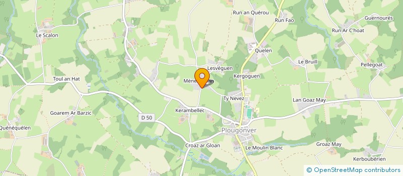 localisation de l'entreprise MONSIEUR PIERRE CLAUDE à PLOUGONVER