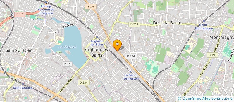 localisation de l'entreprise MONSIEUR PIERRE CLAUDE  DEUIL-LA-BARRE