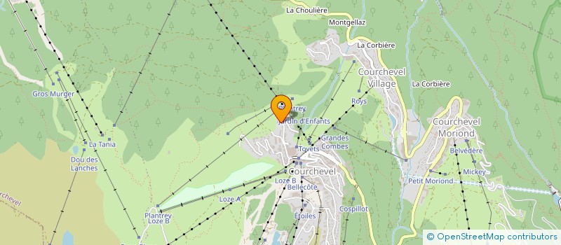 localisation de l'entreprise MONSIEUR PIERRE-CLAUDE BAUER à COURCHEVEL