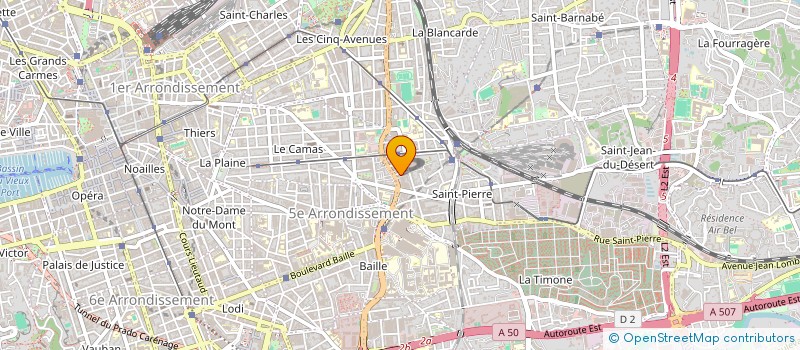 localisation de l'entreprise MONSIEUR PIERRE CLAUZEL à MARSEILLE
