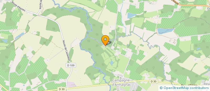 localisation de l'entreprise MONSIEUR PIERRE CLAVE  CAMPAGNE D'ARMAGNAC