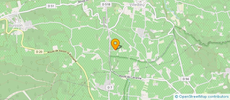 localisation de l'entreprise MONSIEUR PIERRE CLEMENCEAU  VAISON-LA-ROMAINE