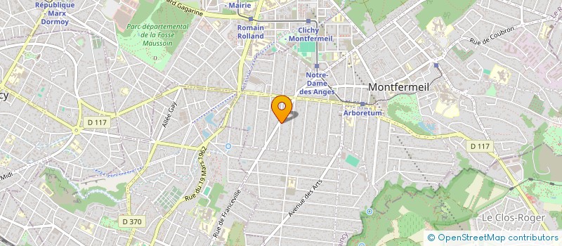 localisation de l'entreprise MONSIEUR PIERRE CLEMENT  MONTFERMEIL
