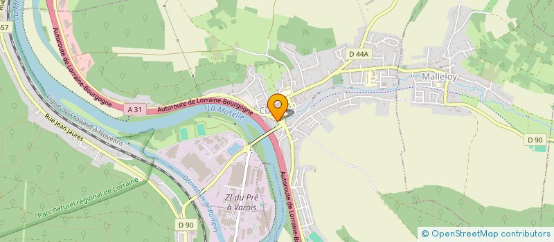 localisation de l'entreprise MONSIEUR PIERRE CLEMENT  CUSTINES