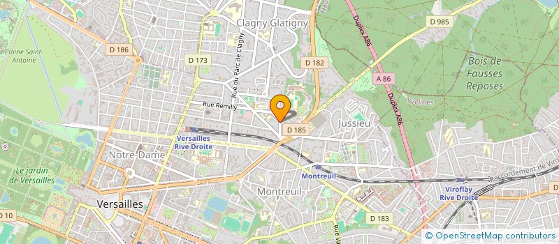 localisation de l'entreprise MONSIEUR PIERRE CLEMENTI à VERSAILLES