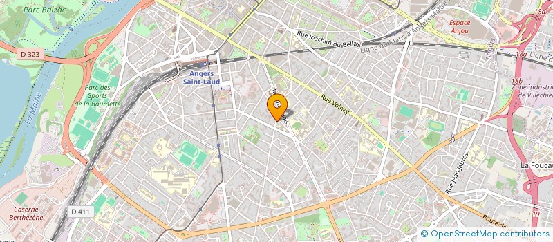 localisation de l'entreprise MONSIEUR PIERRE CLENET à ANGERS