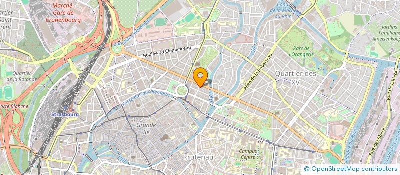 localisation de l'entreprise MONSIEUR PIERRE CLERC à STRASBOURG