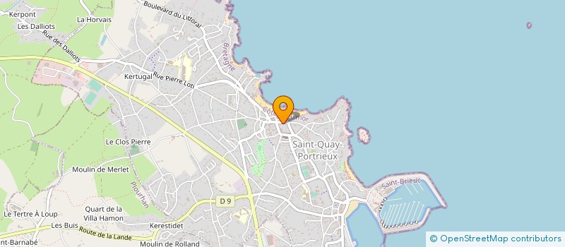 localisation de l'entreprise MONSIEUR PIERRE CLERE  SAINT-QUAY-PORTRIEUX