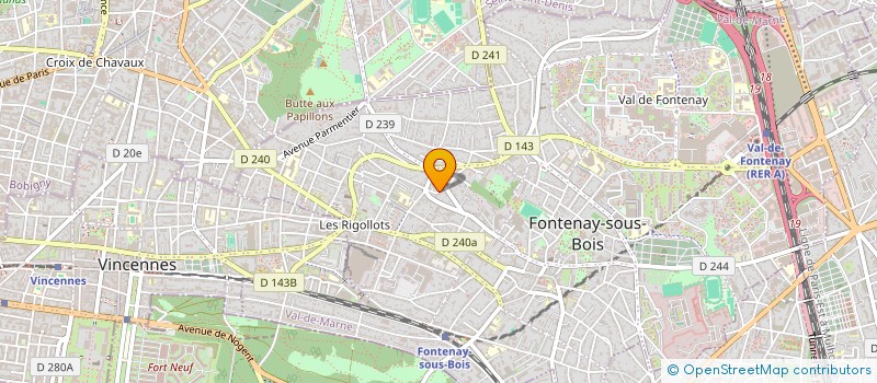localisation de l'entreprise MONSIEUR PIERRE CLERY-MELIN à FONTENAY-SOUS-BOIS