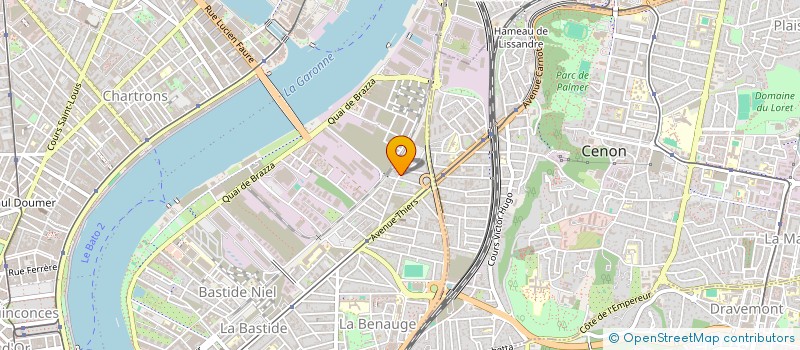 localisation de l'entreprise MONSIEUR PIERRE CLOITRE  BORDEAUX