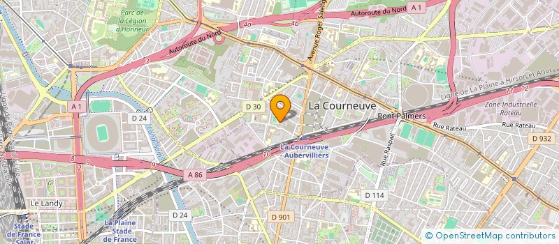 localisation de l'entreprise MONSIEUR PIERRE-CLONES EDJOUR à LA COURNEUVE