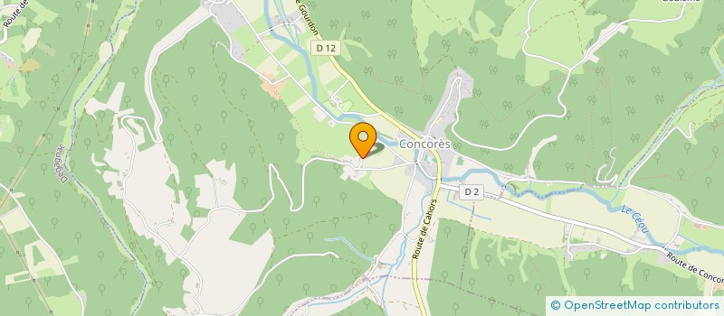 localisation de l'entreprise MONSIEUR PIERRE CLUZEL  UZECH