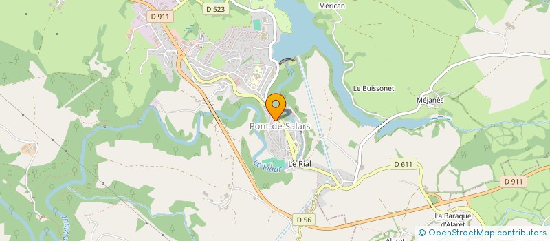 localisation de l'entreprise MONSIEUR PIERRE CLUZEL  PONT-DE-SALARS