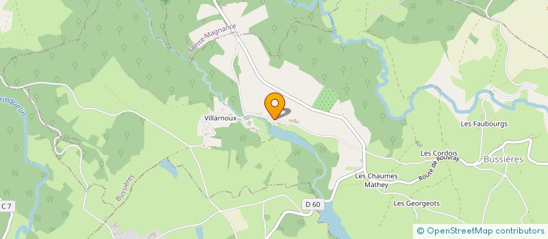 localisation de l'entreprise MONSIEUR PIERRE CLUZEL  BUSSIERES