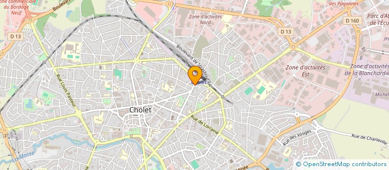 localisation de l'entreprise MONSIEUR PIERRE COCAUD à CHOLET