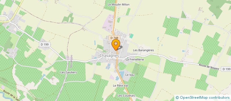 localisation de l'entreprise MONSIEUR PIERRE COCHARD  TERRANJOU