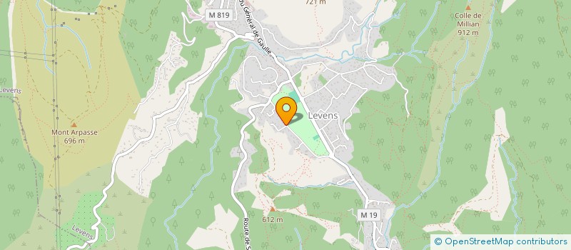 localisation de l'entreprise MONSIEUR PIERRE COCHONNEAU  LEVENS