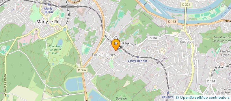 localisation de l'entreprise MONSIEUR PIERRE COCONNIER  LOUVECIENNES