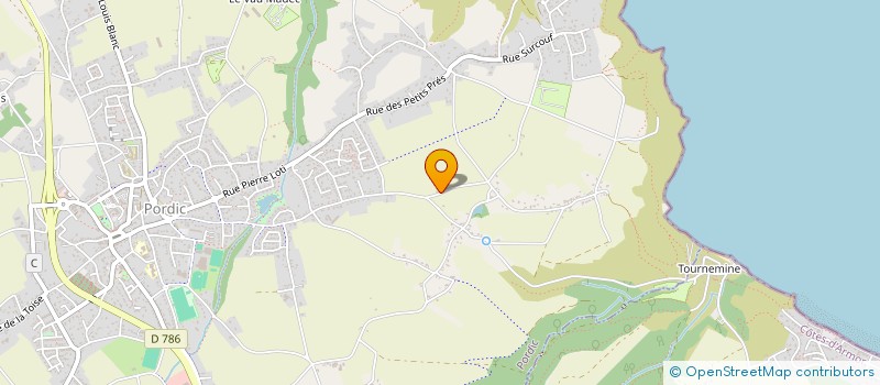 localisation de l'entreprise MONSIEUR PIERRE CODBESSIN  PORDIC