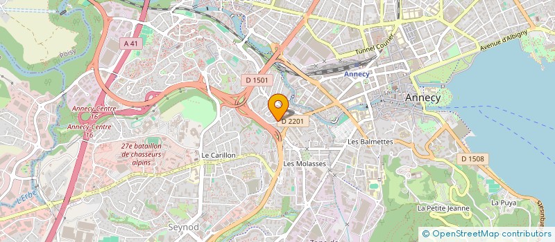 localisation de l'entreprise MONSIEUR PIERRE COGNE à ANNECY