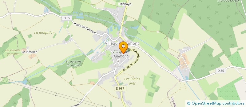 localisation de l'entreprise MONSIEUR PIERRE COLAUTTI  VILLEQUIER-AUMONT