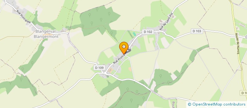 localisation de l'entreprise MONSIEUR PIERRE COLIN  BLANGERVAL-BLANGERMONT