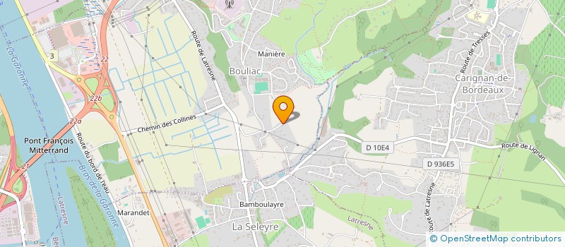 localisation de l'entreprise MONSIEUR PIERRE COLIN  BOULIAC