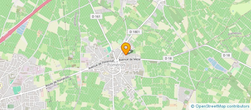 localisation de l'entreprise MONSIEUR PIERRE COLIN  POMEROLS