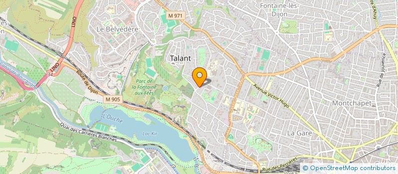 localisation de l'entreprise MONSIEUR PIERRE COLIN  TALANT