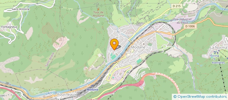 localisation de l'entreprise MONSIEUR PIERRE COLIN-GENELETTI à MODANE