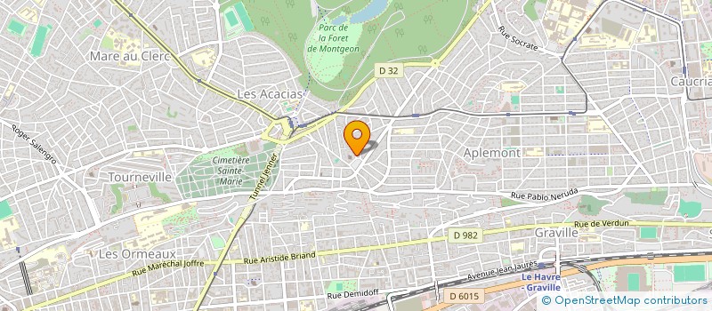 localisation de l'entreprise MONSIEUR PIERRE COLINET à LE HAVRE