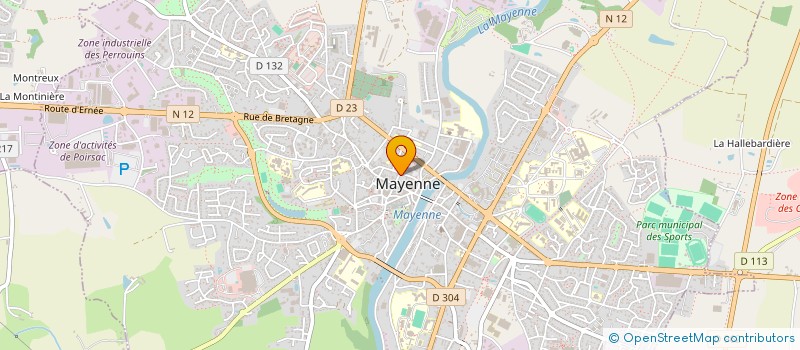 localisation de l'entreprise MONSIEUR PIERRE COLLET à MAYENNE