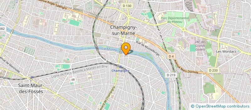 localisation de l'entreprise MONSIEUR PIERRE COLLETTE  SAINT-MAUR-DES-FOSSES